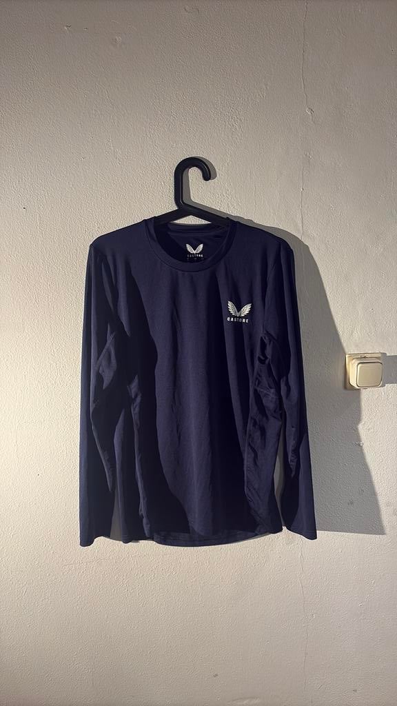 Donkerblauw thermoshirt - Castore, Ophalen, Zo goed als nieuw, Overige maten, Blauw