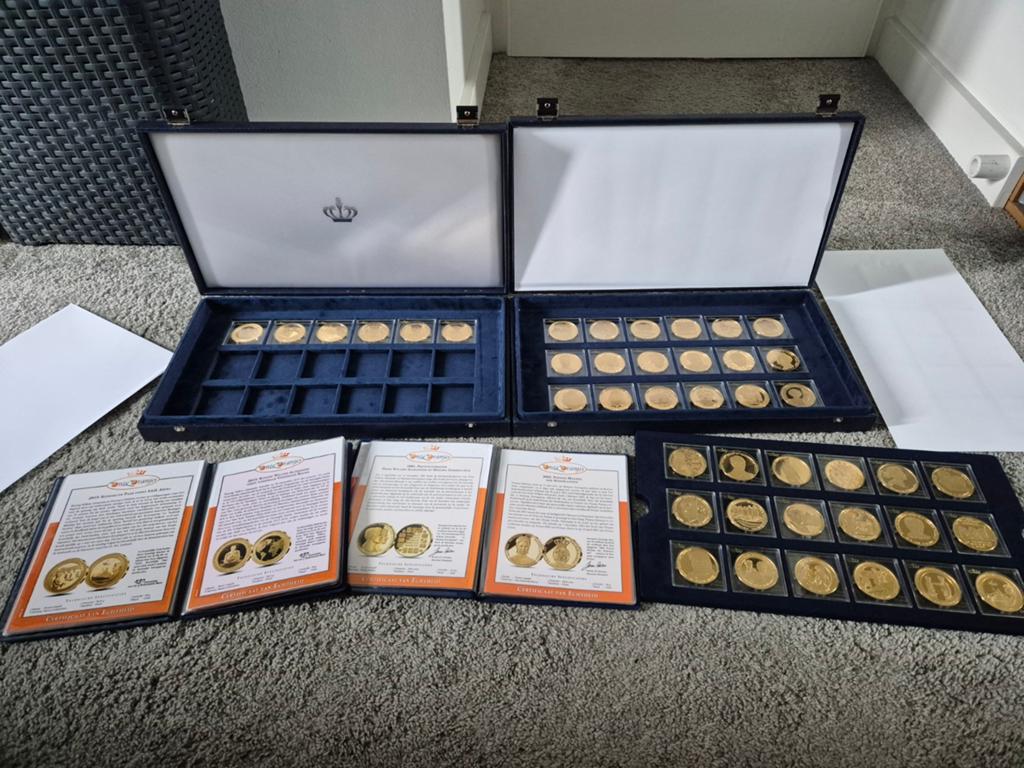 Gouden munten set Koningshuis Nederland, Setje, Koningin Beatrix, Goud, Overige waardes