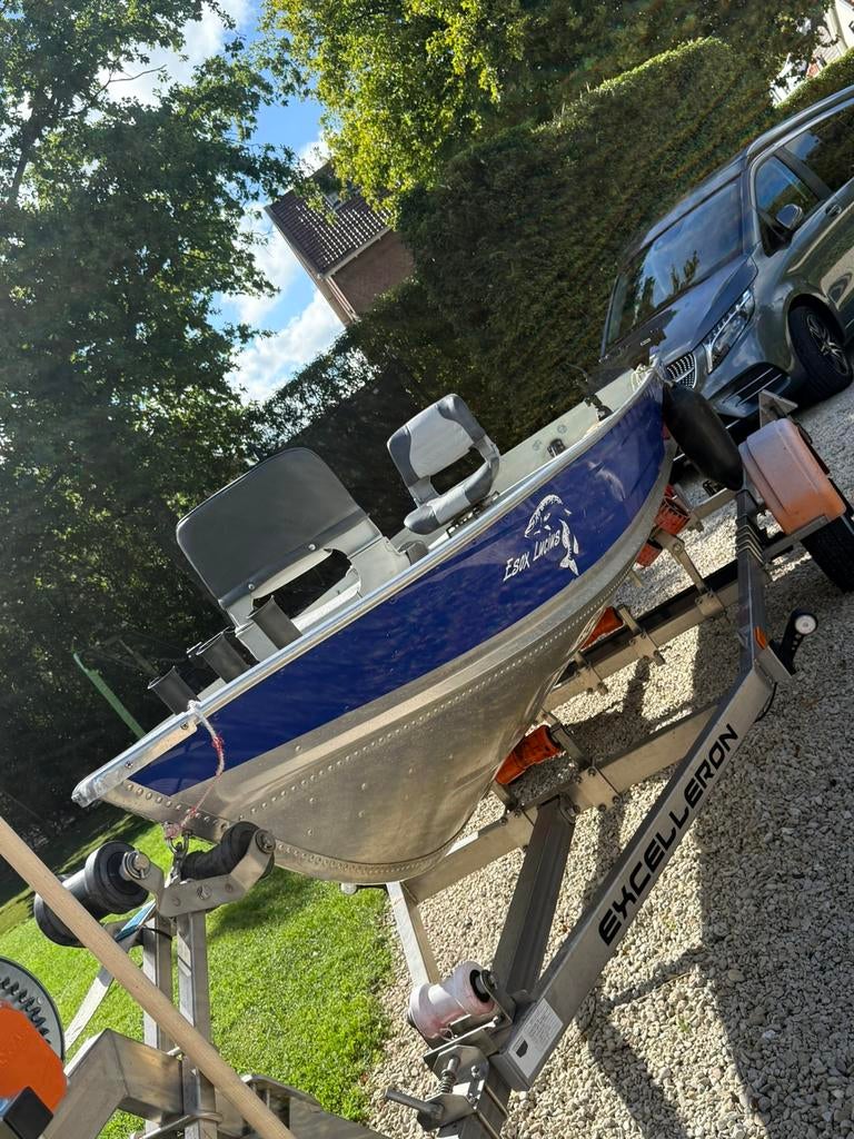 Aluminium visboot, Watersport en Boten, Ophalen