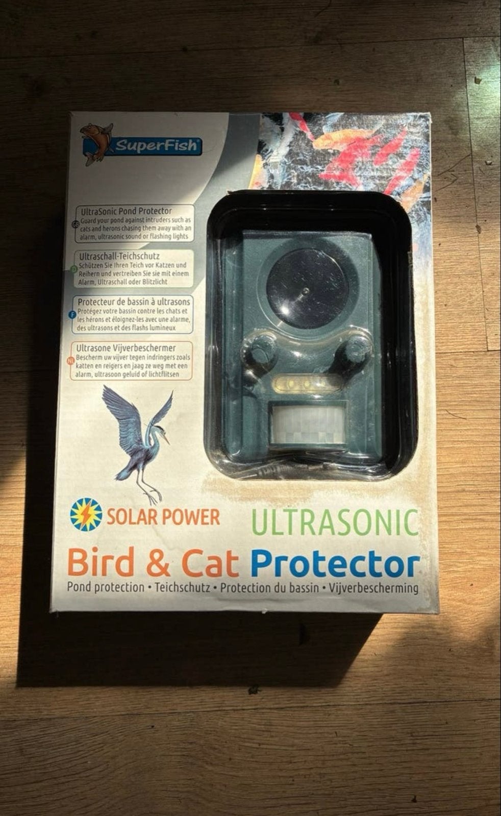 SuperFish Solar Power Ultrasone Vijverbeschermer, Ophalen, Nieuw