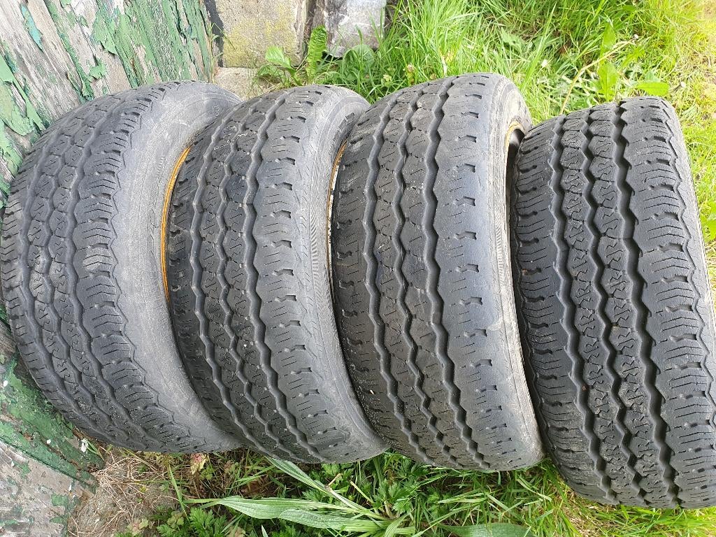Te koop aanhangerbanden 195/55R13, Auto diversen, Aanhangwagen-onderdelen, Ophalen