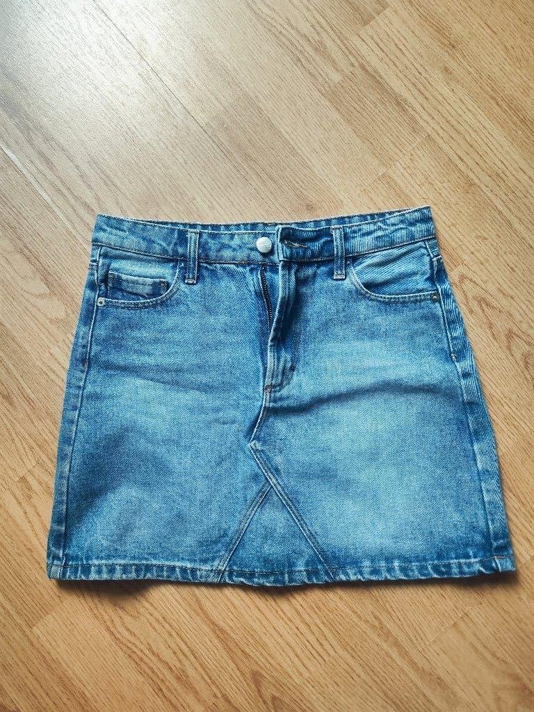 Denim skirt, Ophalen of Verzenden, Zo goed als nieuw, Blauw, Boven de knie