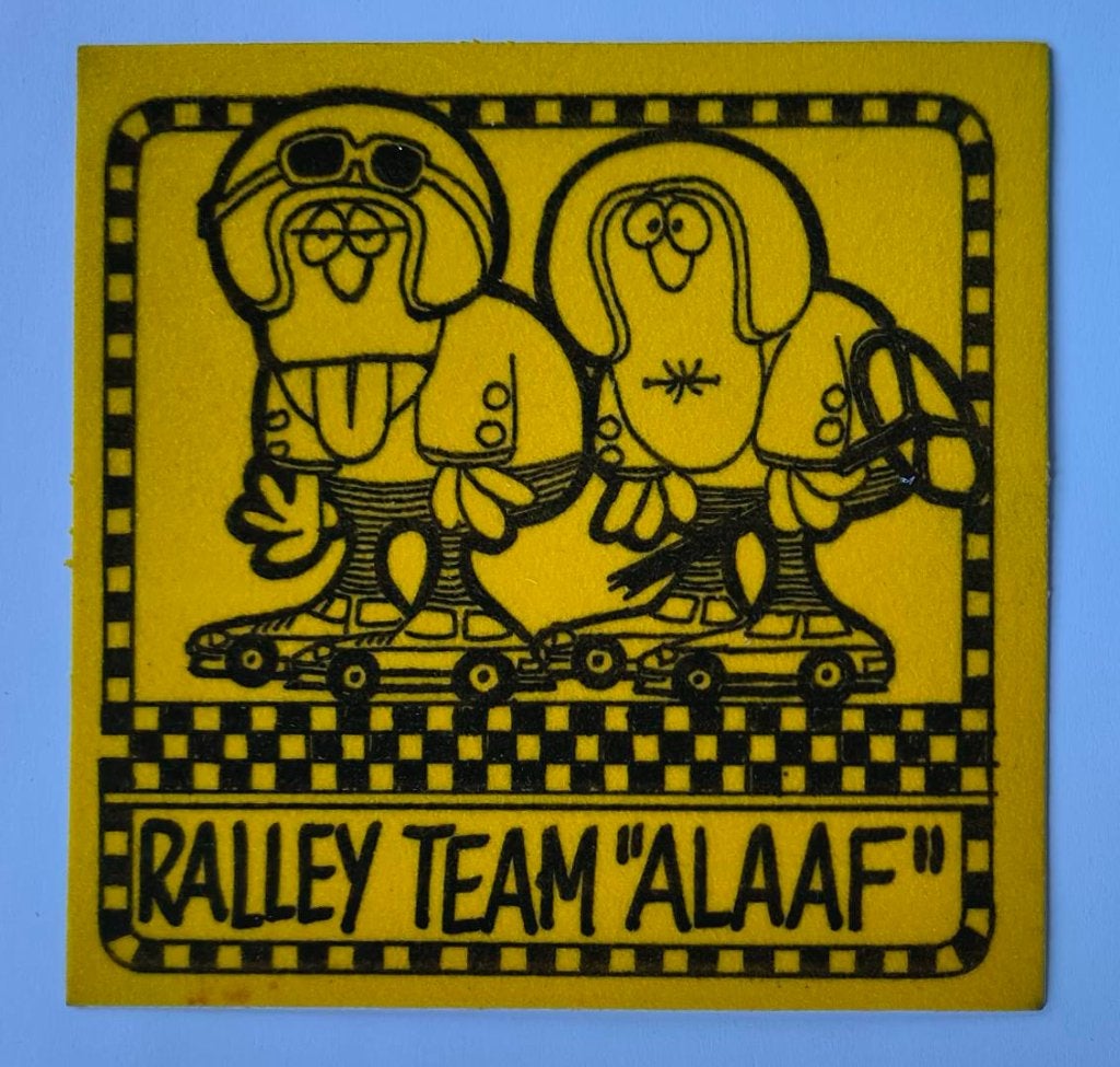 Sticker Ralley team "Alaaf", Ophalen of Verzenden, Zo goed als nieuw, Overige typen