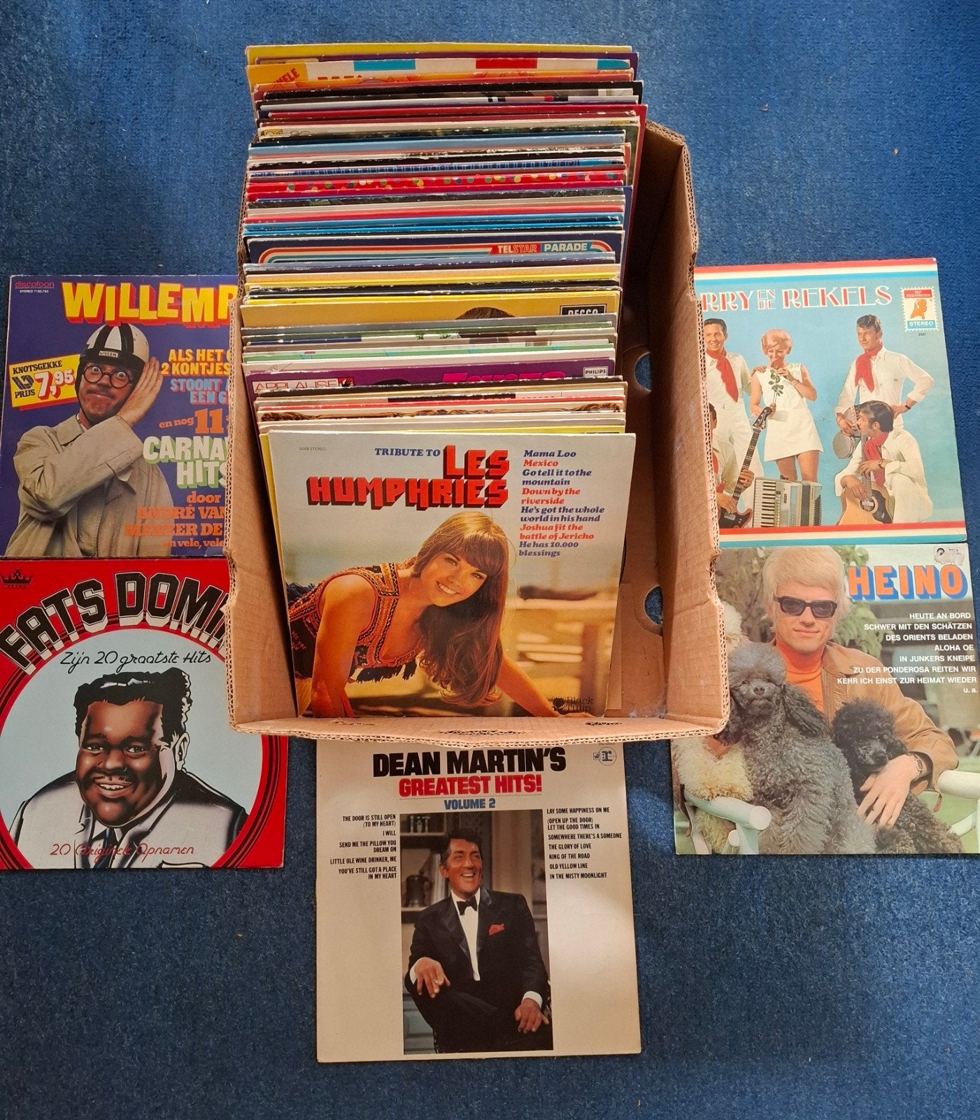 Te koop aangeboden: 76 Vinyl LP 's., Ophalen, Gebruikt