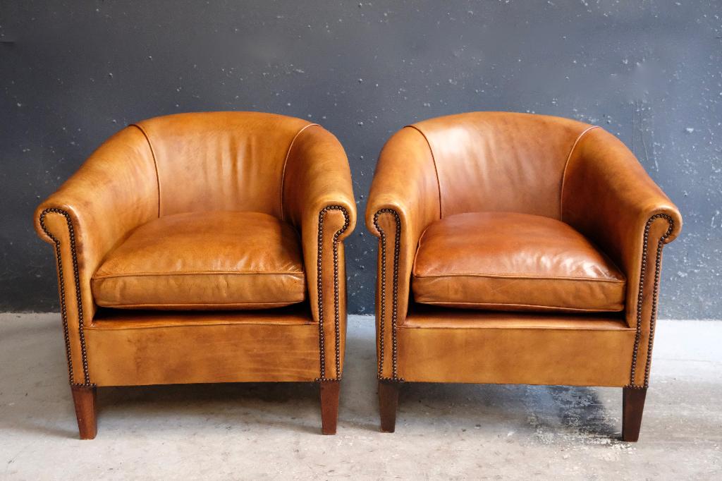 origineel Engelse ambachtelijke Clubfauteuils, Ophalen, Engels Design modern Landelijk Industrieel klassiek Chesterfield, Minder dan 75 cm