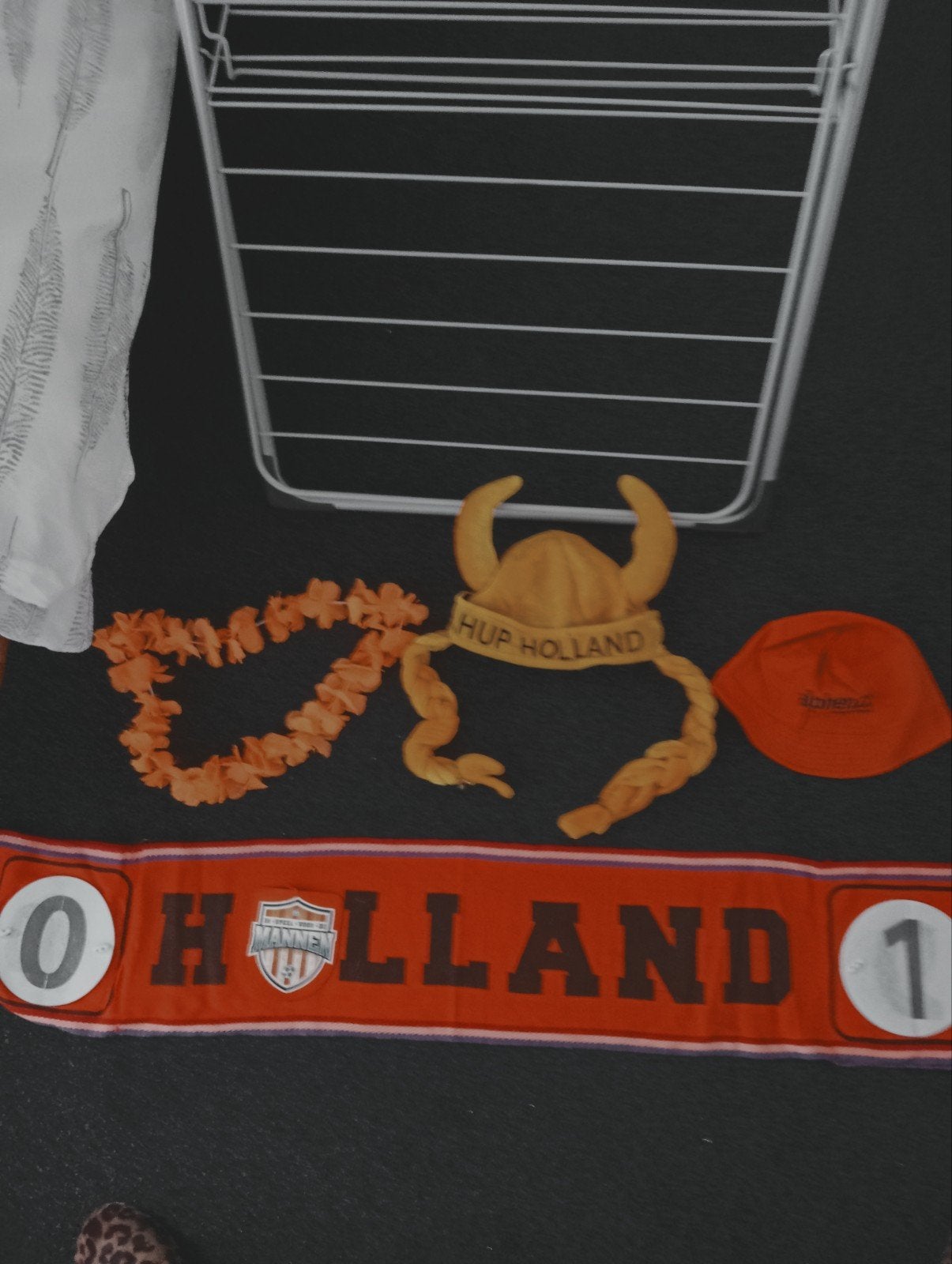 Oranje Feestartikelen Pakket nr. 3 - Hup Holland!, Ophalen of Verzenden, Nieuw, Feestartikel, Oranje of Koningsdag