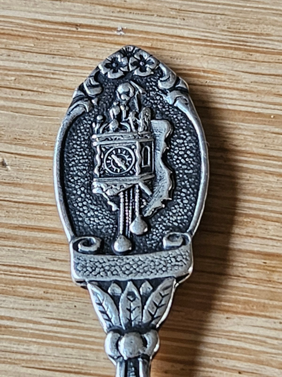 verzilverde theelepel klok, Ophalen of Verzenden