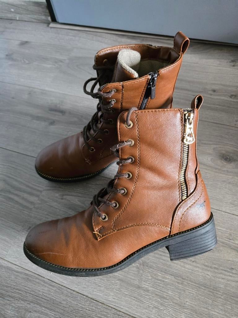 Bruin dames laarzen Mustang, maat 40 (JM6), Kleding | Dames, Schoenen, Ophalen of Verzenden, Zo goed als nieuw, Bruin, Hoge laarzen