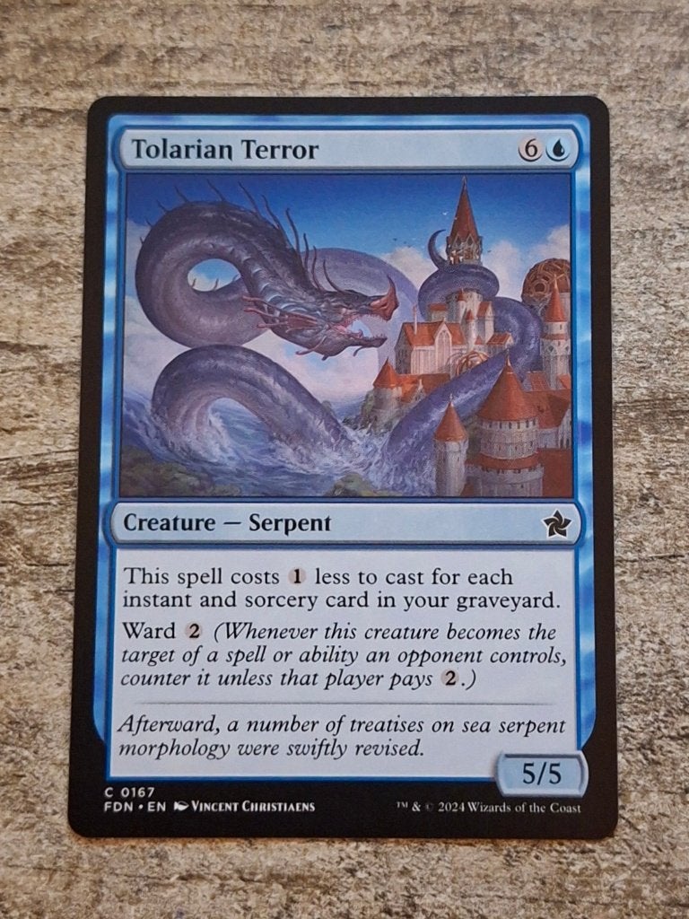 Tolarian Terror - Magic the Gathering, Verzenden, Zo goed als nieuw, Losse kaart