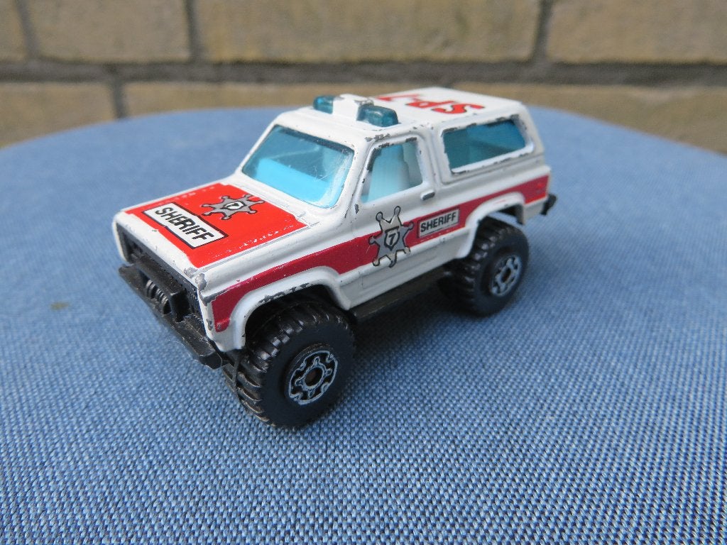 Matchbox Chevrolet - Chevy Blazer SHERIFF, Ophalen of Verzenden, Gebruikt, Auto