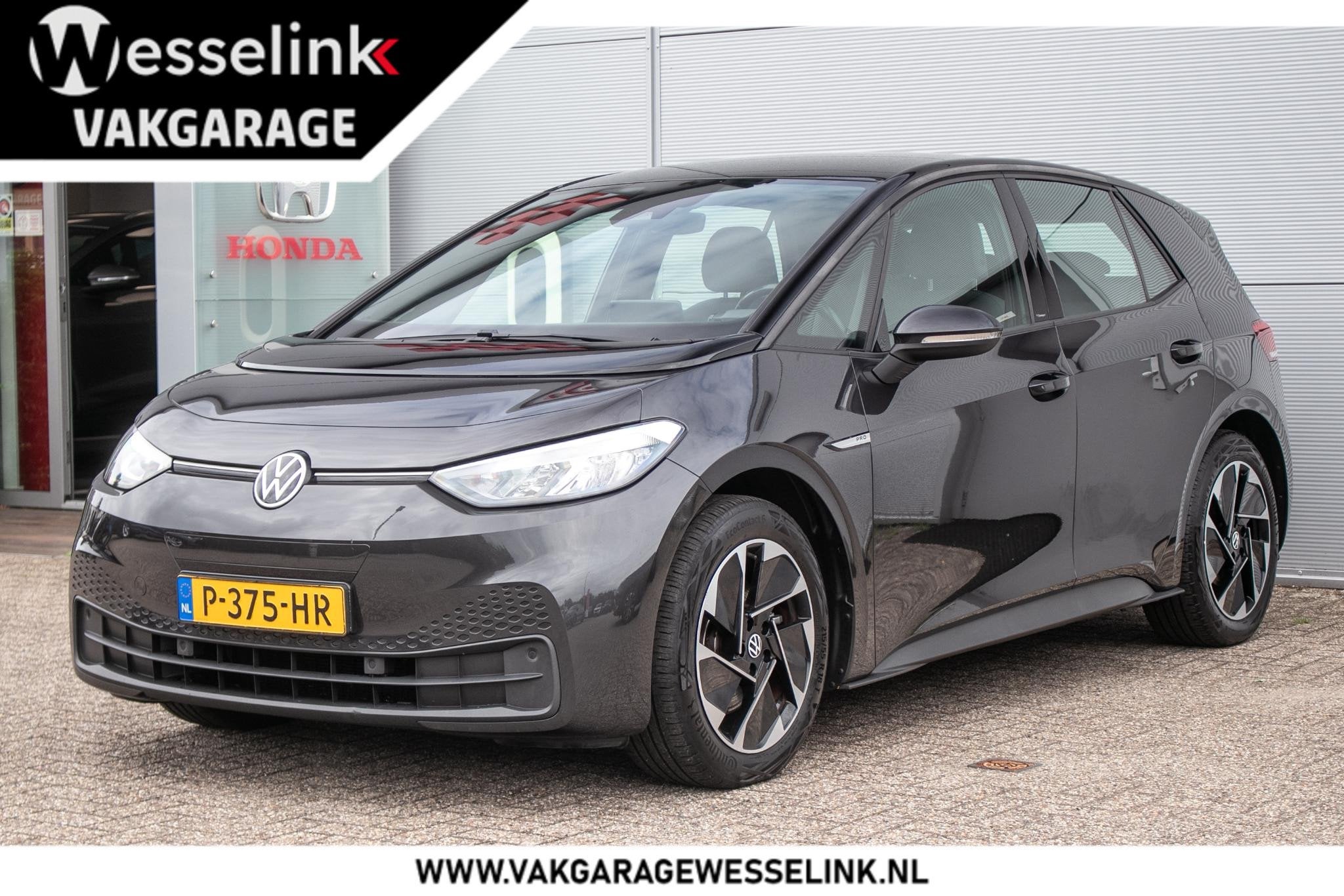 Volkswagen ID.3 Pro 58 kWh | SOH 92% | Adapt Cruise | Camera, Auto's, 34 min, Stof, Gebruikt, Zwart