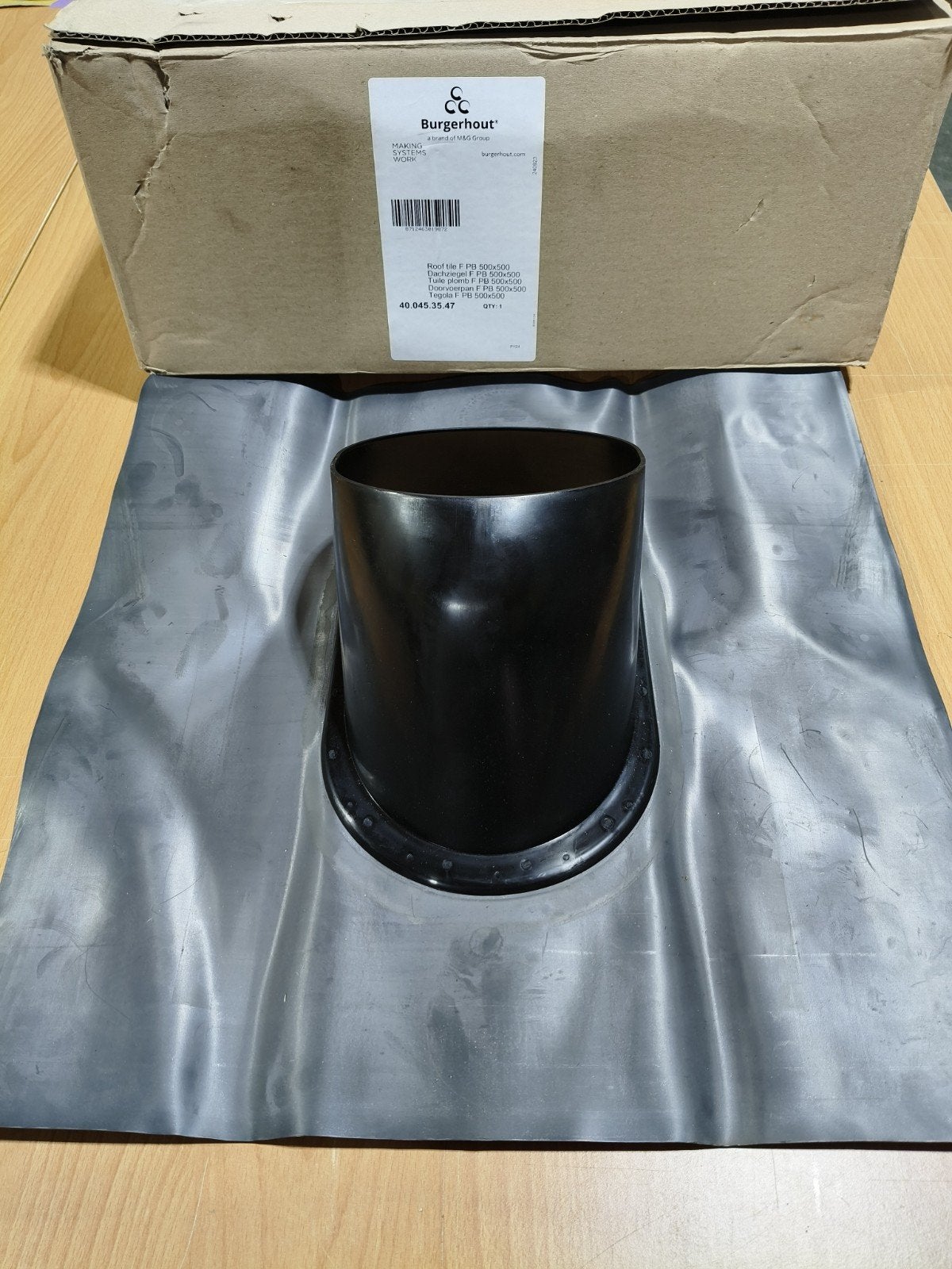 brugerhout doorvoer pan FPb 500x500 nieuw, Ophalen, Nieuw