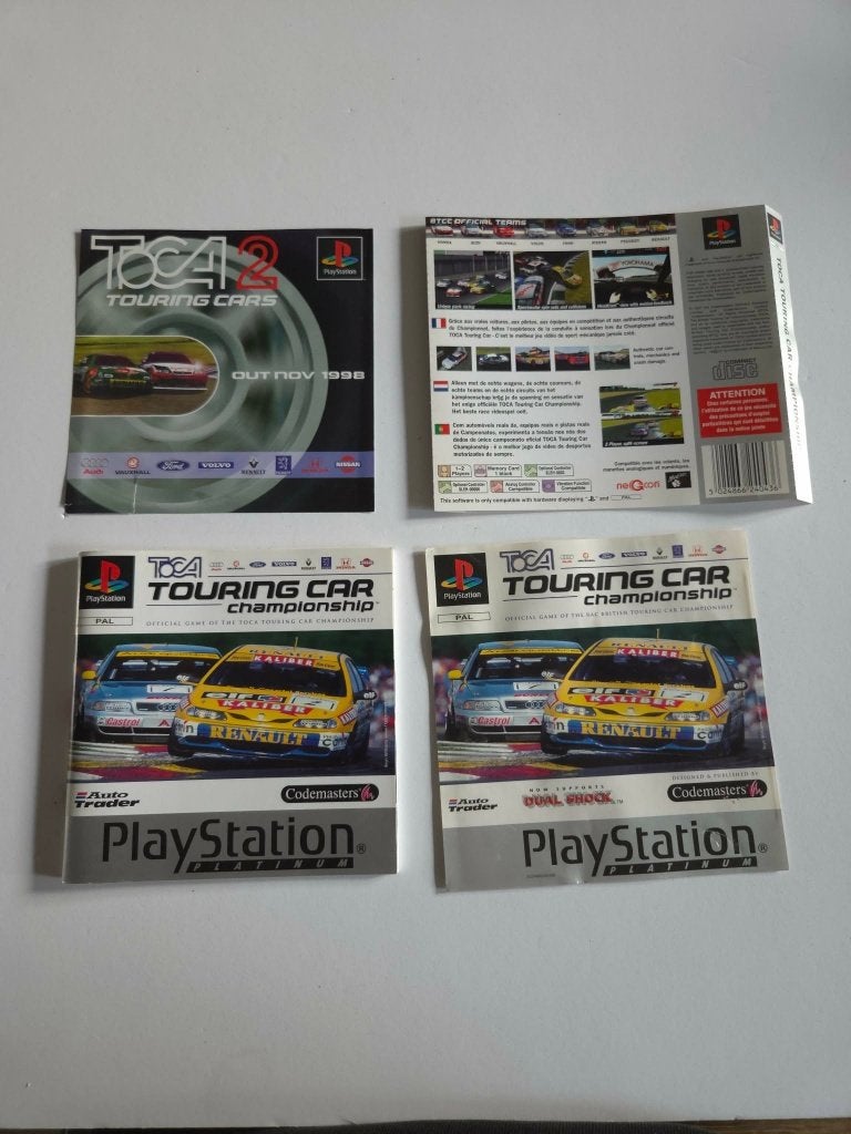 Playstation 1 - Cover & boekjes - Touring Car Championship, 1 speler, Racen en Vliegen, Ophalen of Verzenden, Zo goed als nieuw