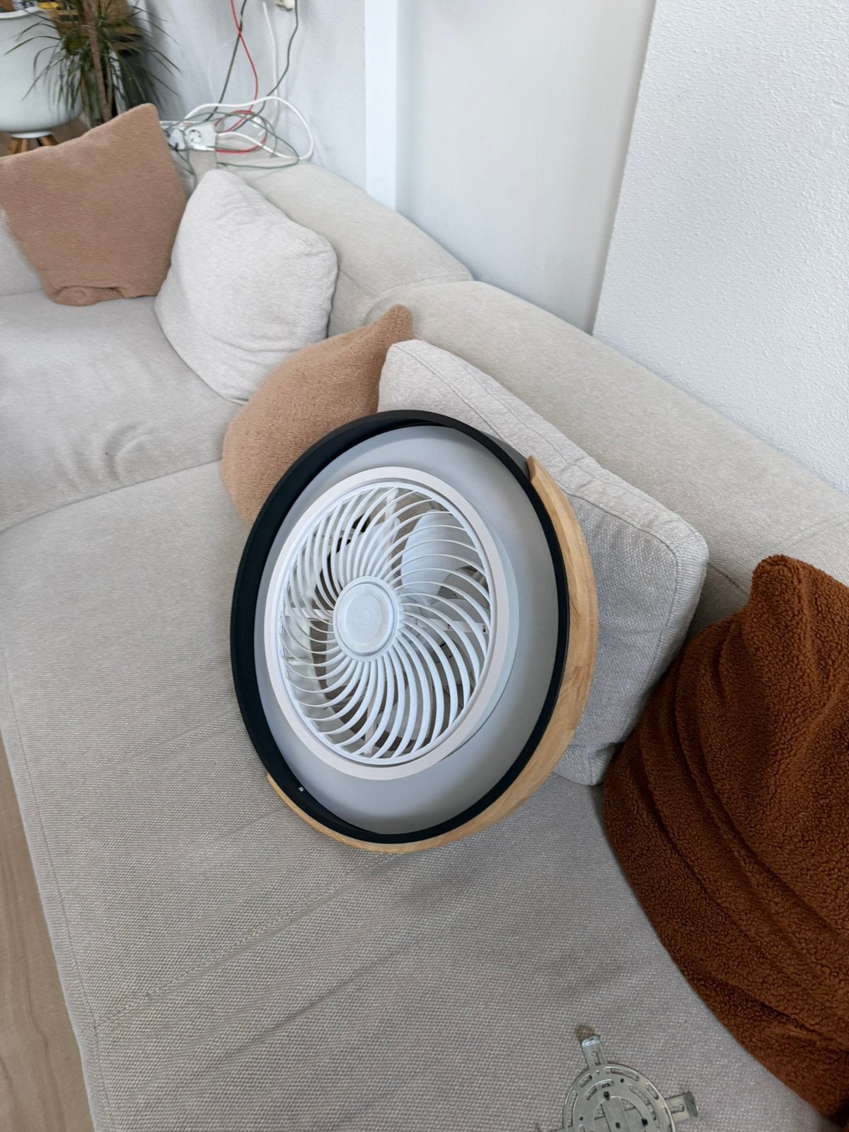 Gebruikte lamp met ventilator, Ophalen, Zo goed als nieuw
