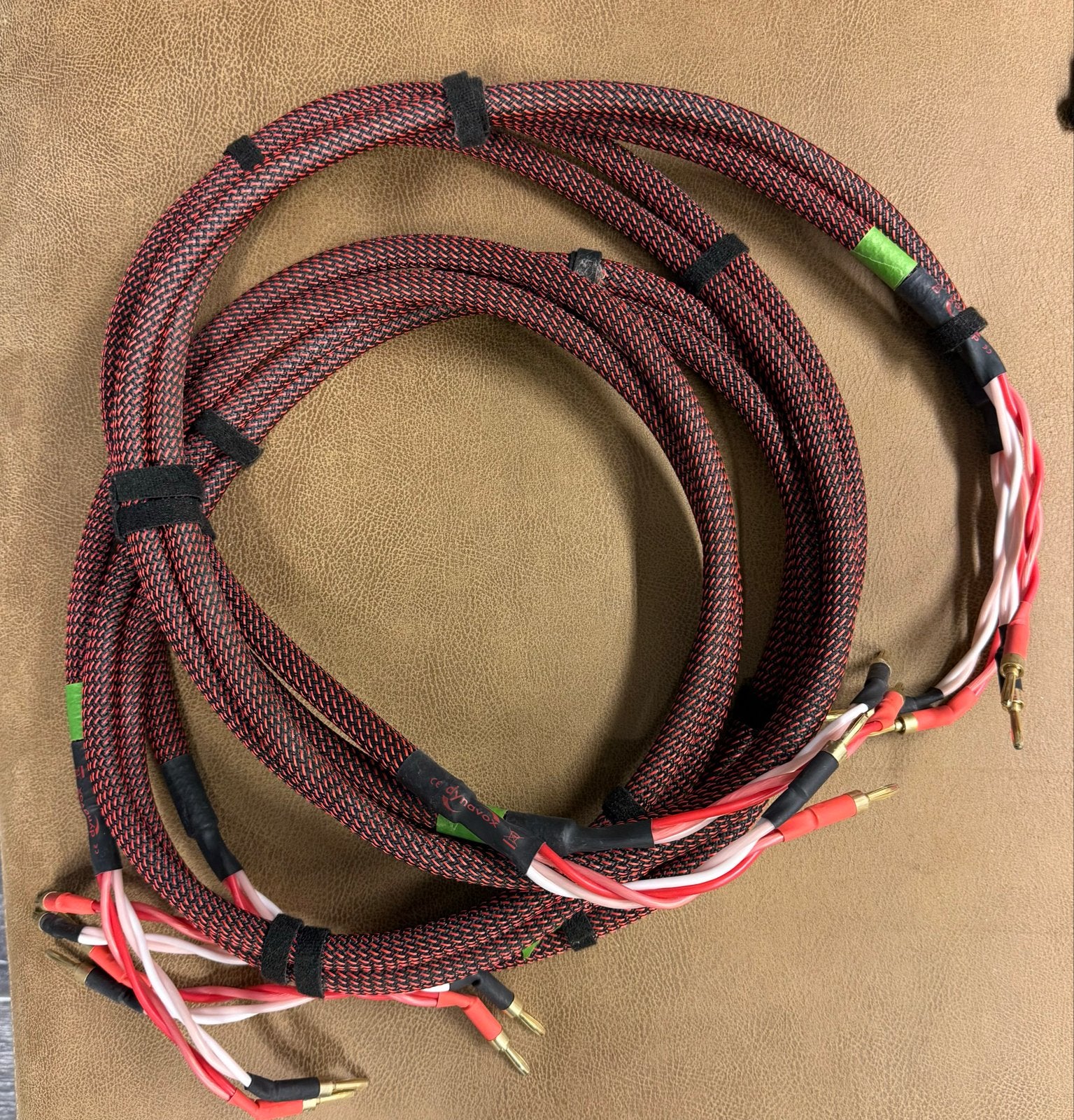 Dynavox Premium Luidsprekerkabels 4x2m, Ophalen of Verzenden, Gebruikt, 2 tot 5 meter, Luidsprekerkabel
