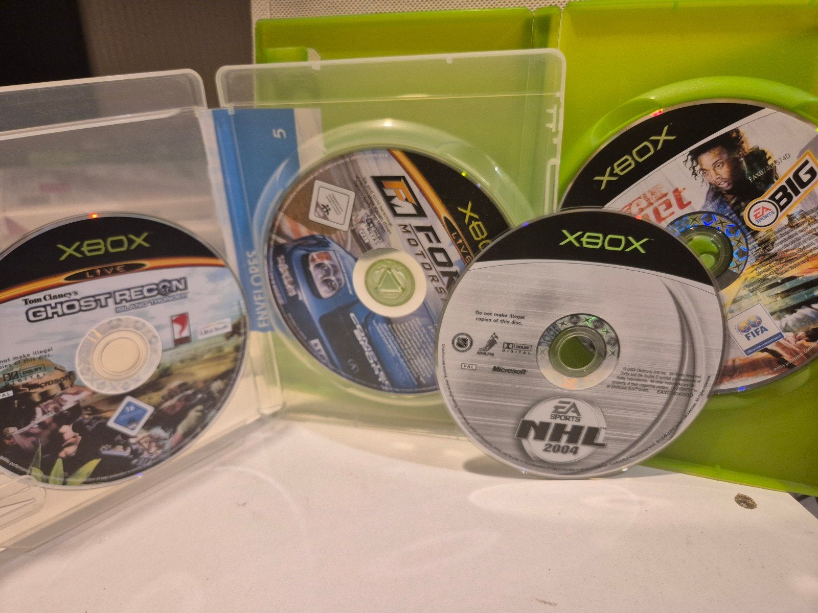 Forza + Tom Clancy + NHL + Fifa Street XboX Classic, Ophalen of Verzenden, Zo goed als nieuw, Sport, 3 spelers of meer