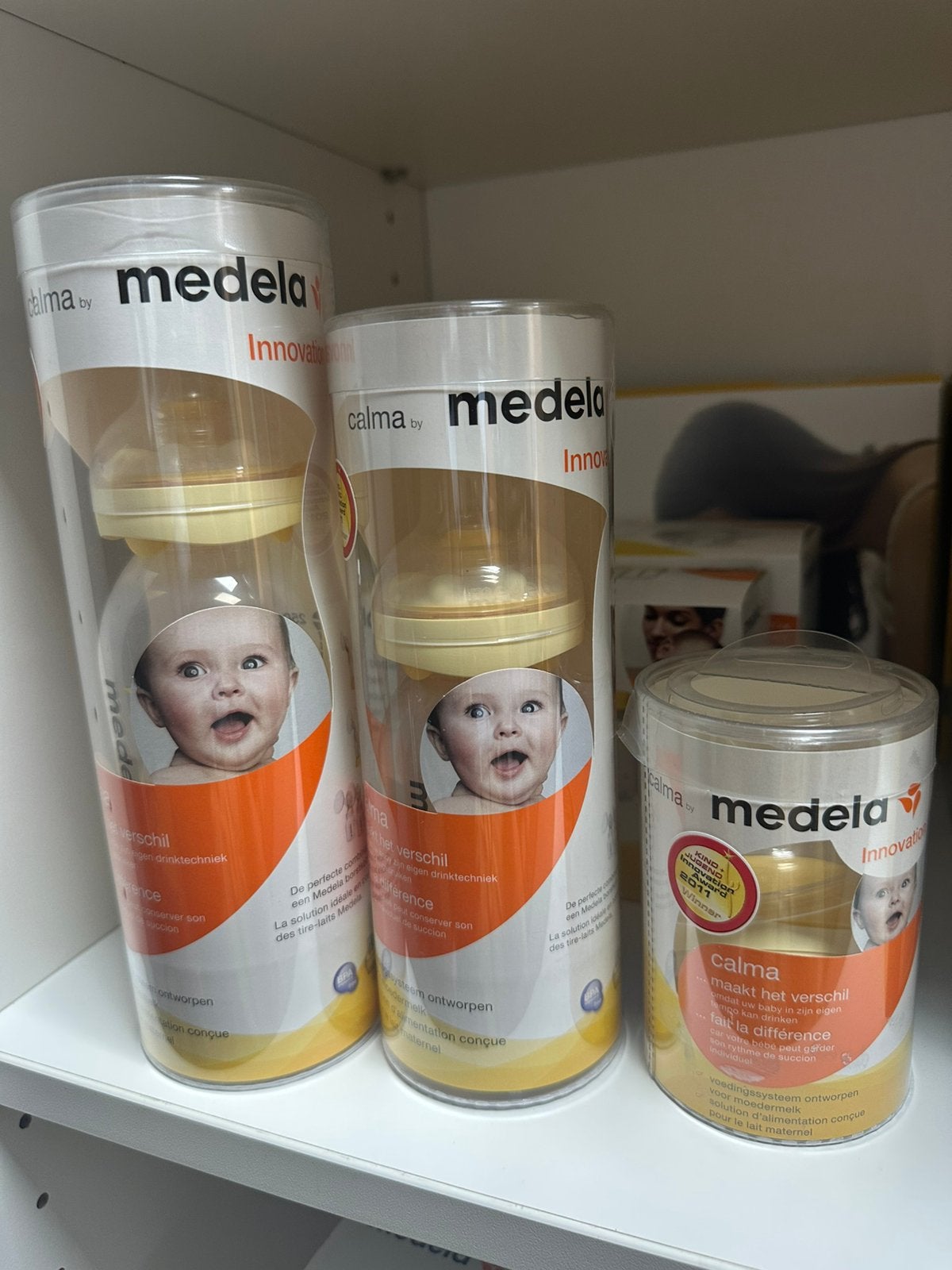 Medela calma flessen/ moedermelk flesjes diverse maten, Ophalen of Verzenden, Nieuw, Babyfles, Medela