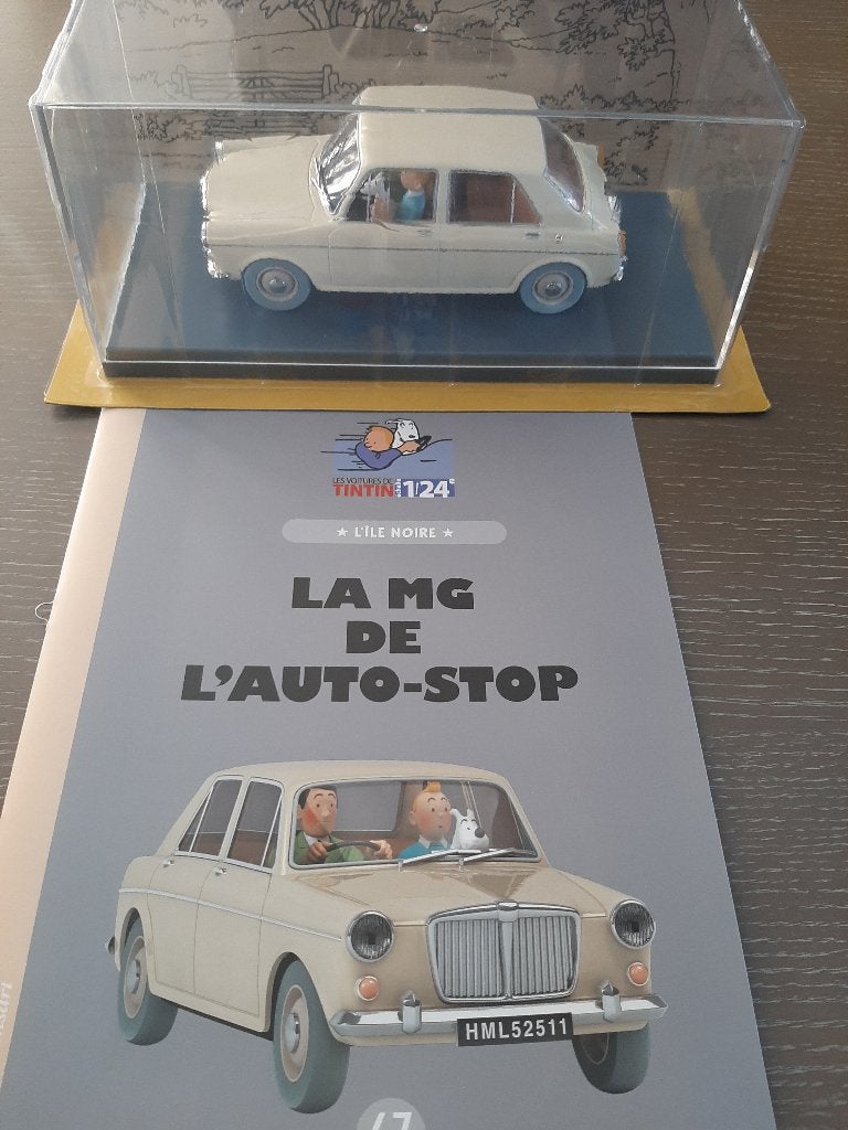 De MG met kuifje en Bobby 1/24, Ophalen of Verzenden, Zo goed als nieuw, Overige merken