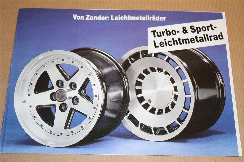 Grote reclame-uitgave - Zender lichtmetalen velgen 1982 !!, Ophalen of Verzenden, Zo goed als nieuw