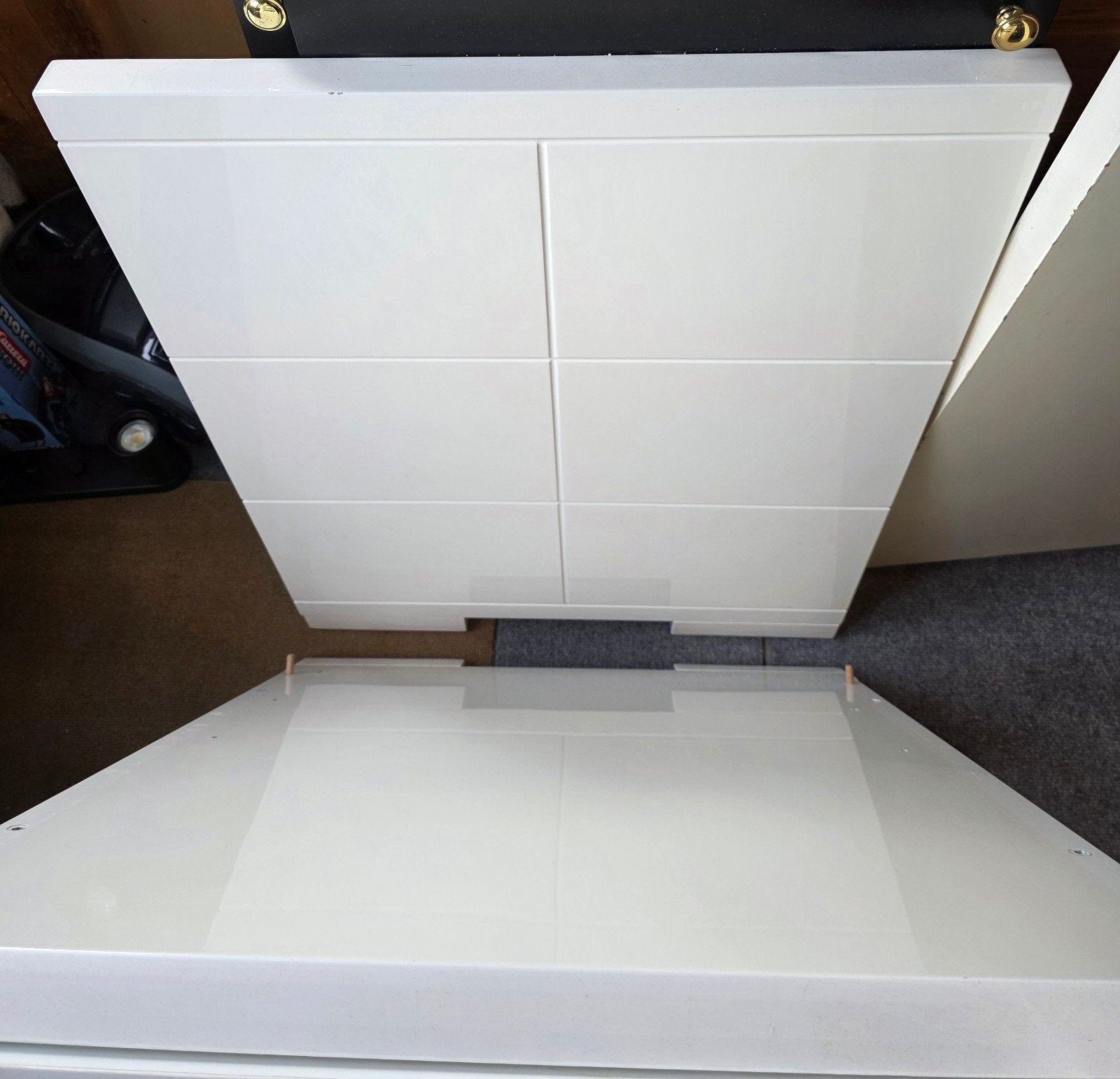 Interbaby Commode, Kast, wieg en plank  - Wit Hoogglans, Ophalen, Gebruikt, 50 tot 70 cm, 75 tot 100 cm