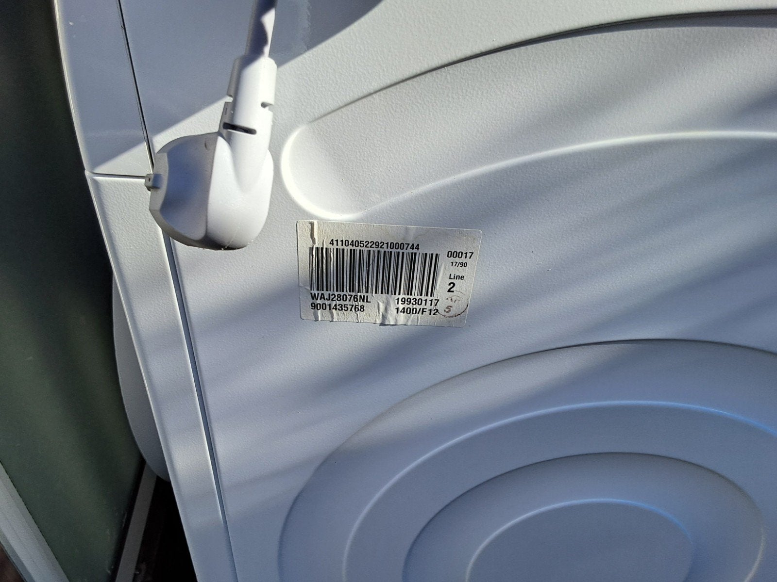wasmachine bosch voorlader