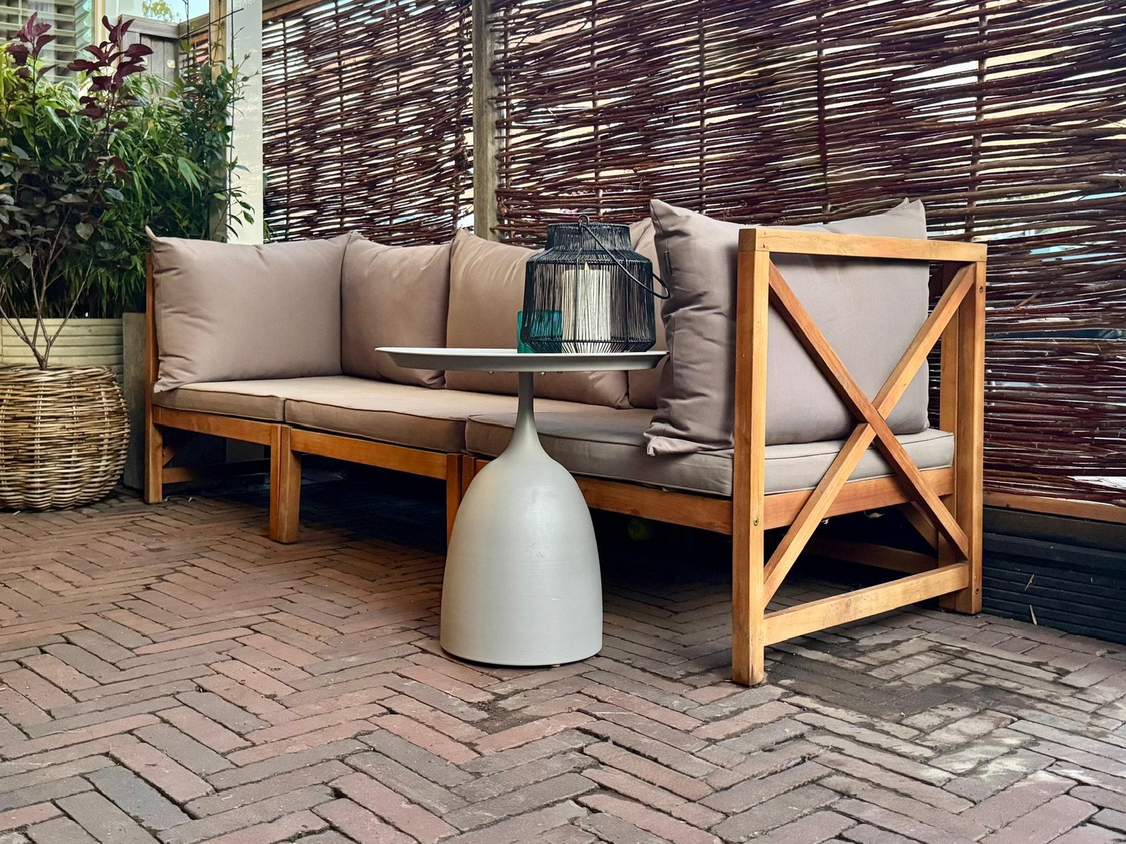 Lanterfant tuinbank, Ophalen, Zo goed als nieuw, Bank