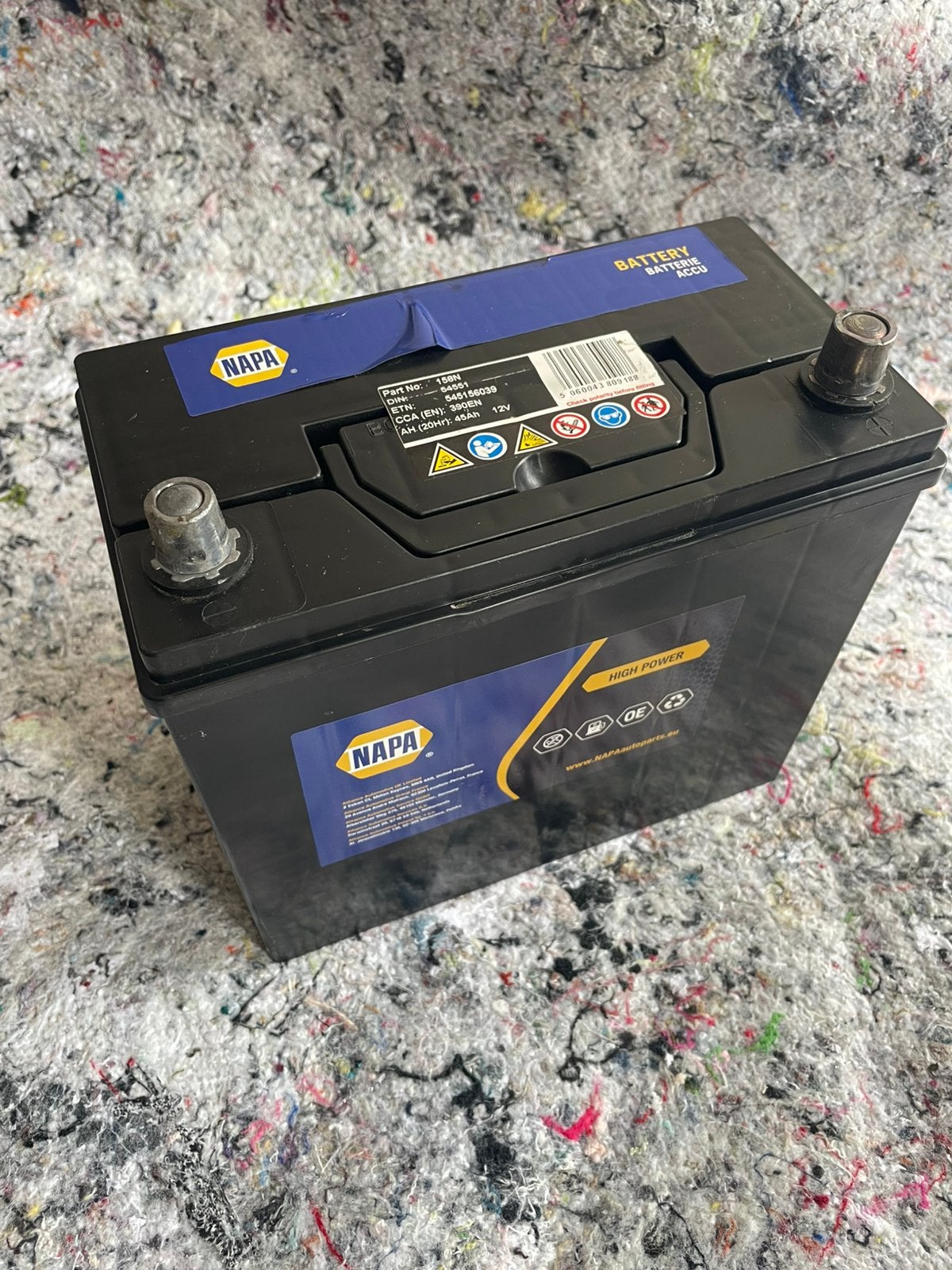 Auto accu NAPA 158N, Auto-onderdelen, Ophalen of Verzenden