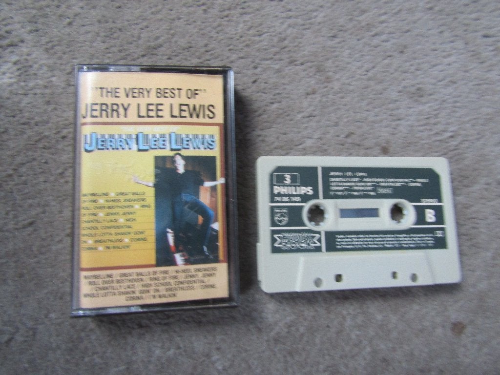 Cassette: Jerry Lee Lewis - The very best of, Gebruikt, 1 bandje, Ophalen of Verzenden, Origineel