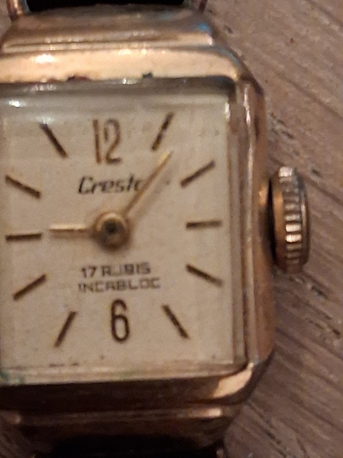 Vintage dameshorloge Cresta. 17 Rubis incabloc, Verzenden, Gebruikt, Polshorloge, Overige merken