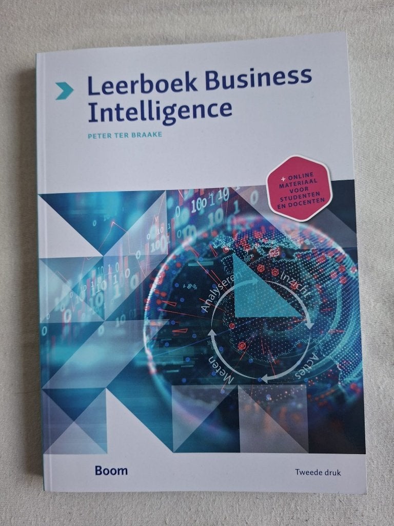 Leerboek Business Intelligence, Peter ter Braake, Zo goed als nieuw, Beta, HBO
