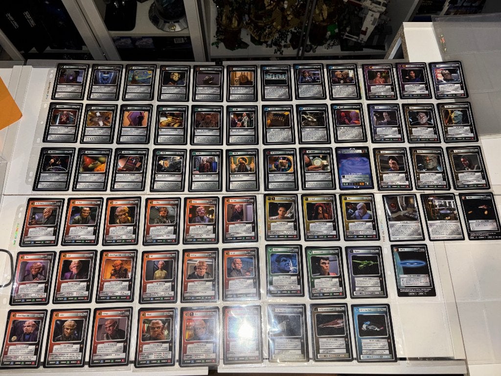 Star Trek CCG Rules of Aquisition complete set, Hobby en Vrije tijd, Verzamelkaartspellen | Overige, Ophalen of Verzenden, Zo goed als nieuw