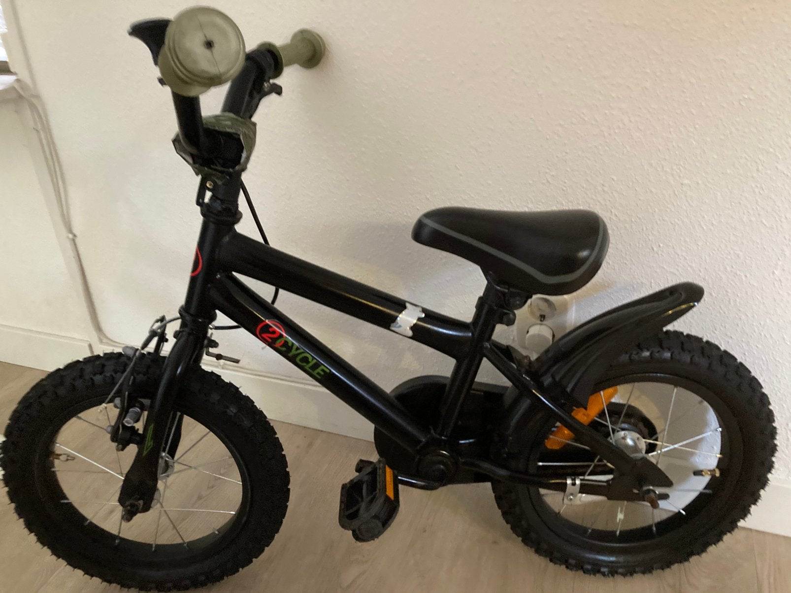 2cycle  stoere jongens fiets 14 inch, Ophalen, Zo goed als nieuw, Minder dan 16 inch