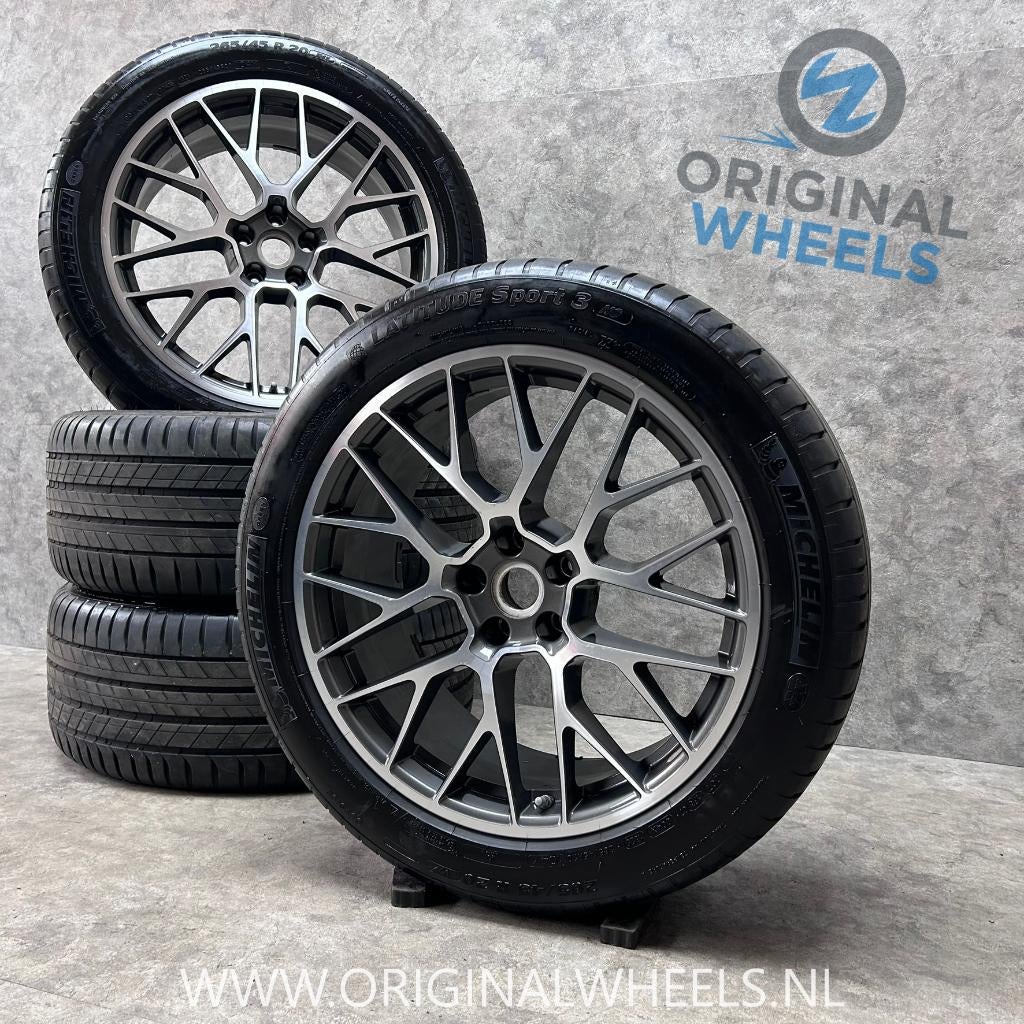 20 inch originele spider velgen + zomerbanden Porsche Macan