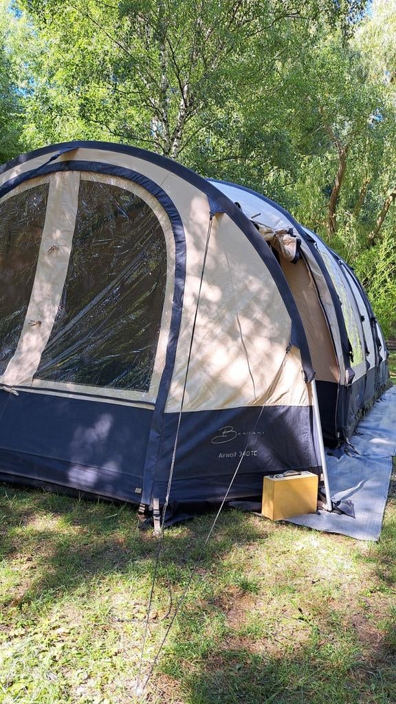 Bardani airwolf tunnel tent 340 T.C. opblaasbaar, Ophalen, Gebruikt, Tot en met 4