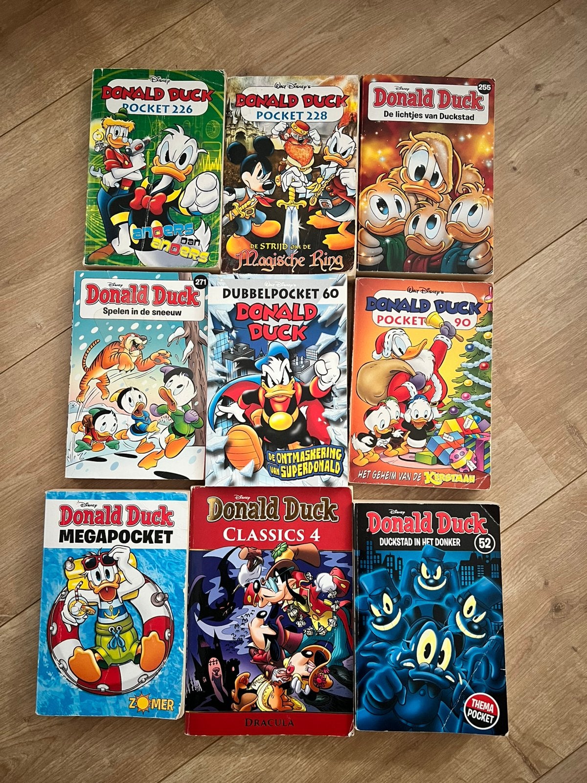 9x Donald Duck pockets, Boeken, Meerdere comics, Ophalen of Verzenden, Gelezen, Europa