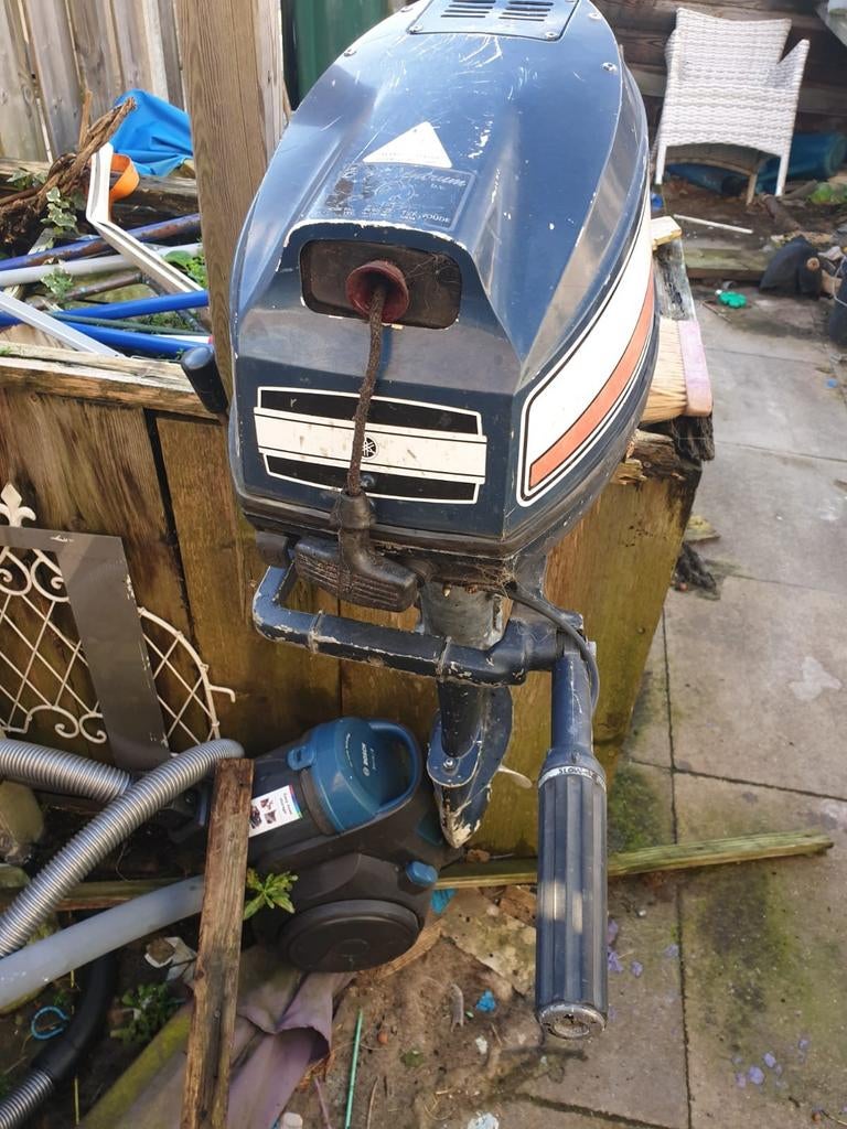 Goed lopende luchtgekoelde buitenboort motor 5 pk, Watersport en Boten, Ophalen, Motor en Techniek, Motorboot