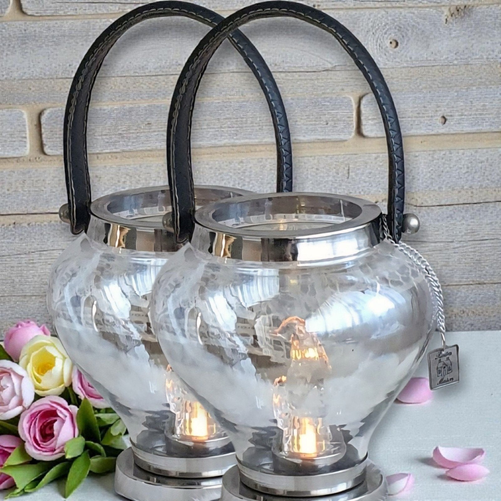 2 pcs rivièra maison lantern, Ophalen, Glas, Rivièra Maison
