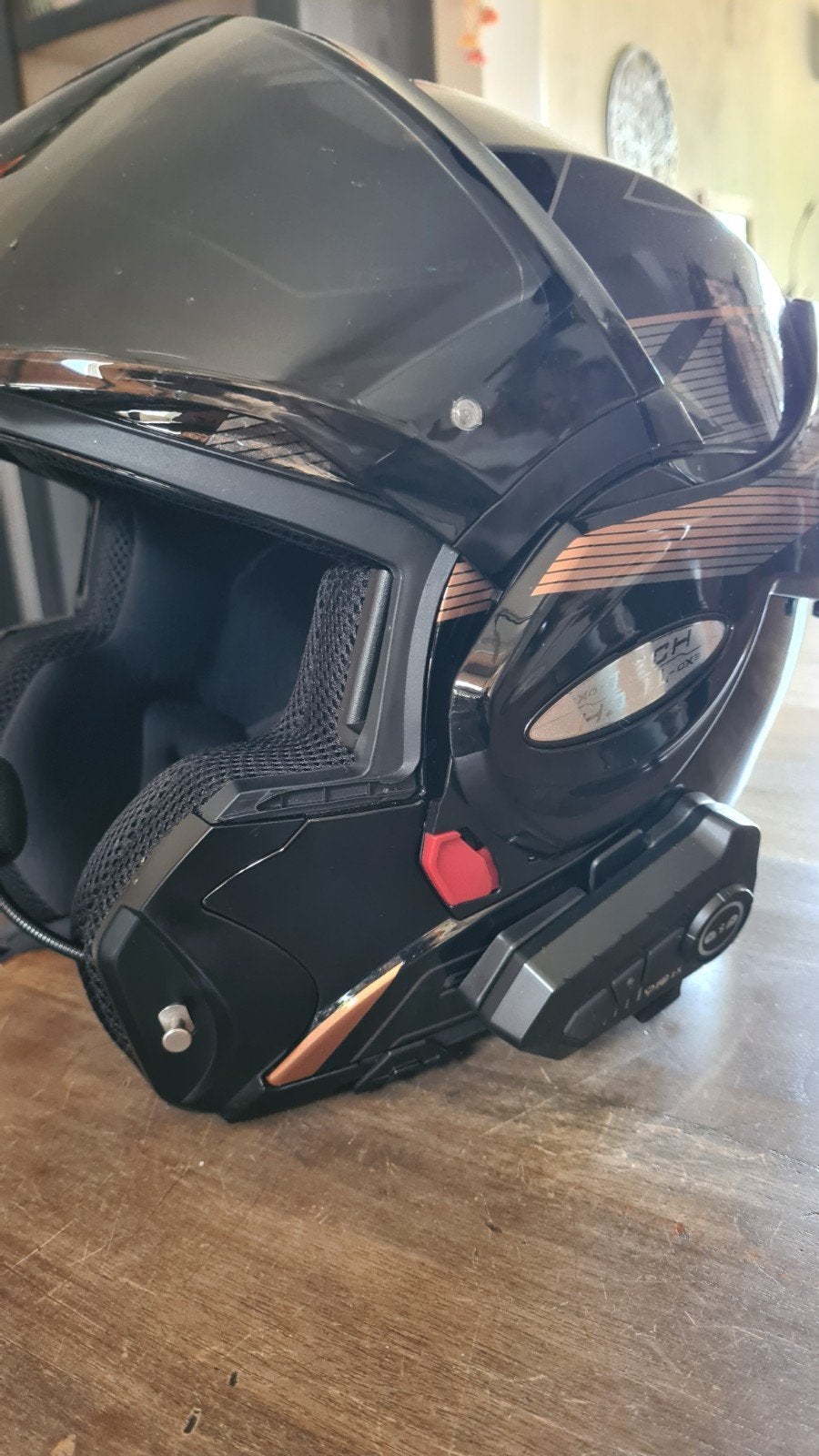 Scorpion Exo Helm (M, 57/58) incl. Bluetooth setje, Overige typen, Heren, Scorpion Exo, Ophalen of Verzenden