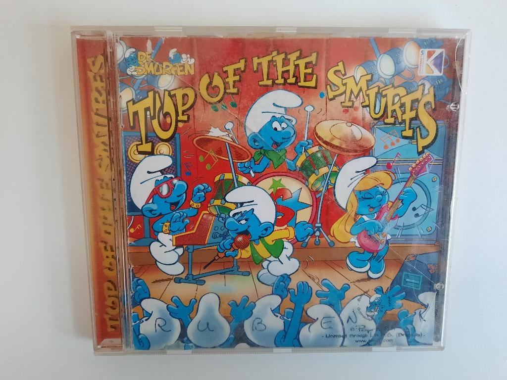 CD Top Of The Smurfs uit 2001, Ophalen of Verzenden, Zo goed als nieuw, Levenslied of Smartlap