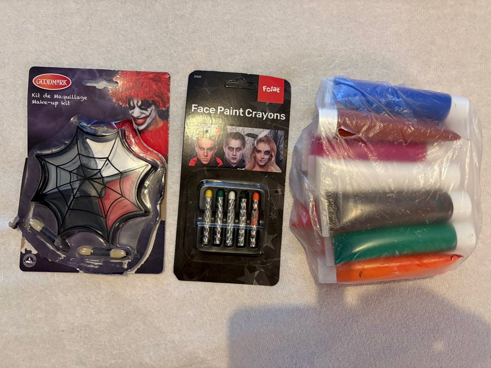 Halloween Schmink Spullen - Amper Gebruikt, Ophalen of Verzenden, Overige kleuren, Gehele gezicht, Make-up