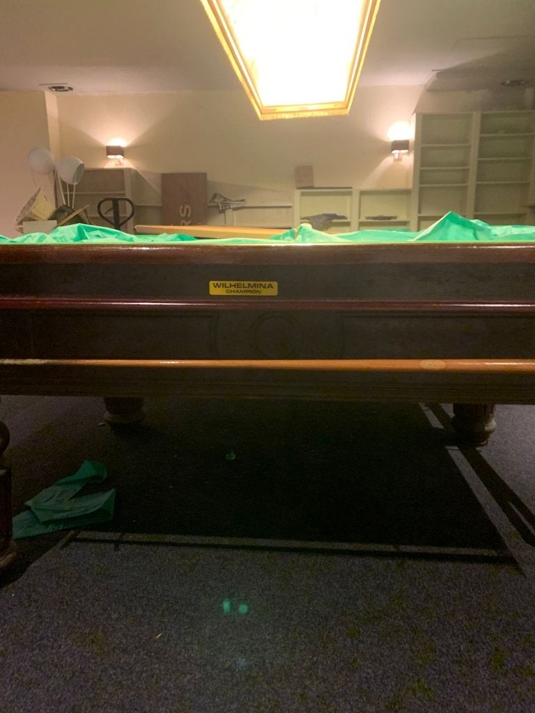 snooker tafel, Sport en Fitness, Ophalen, Gebruikt, Snookertafel