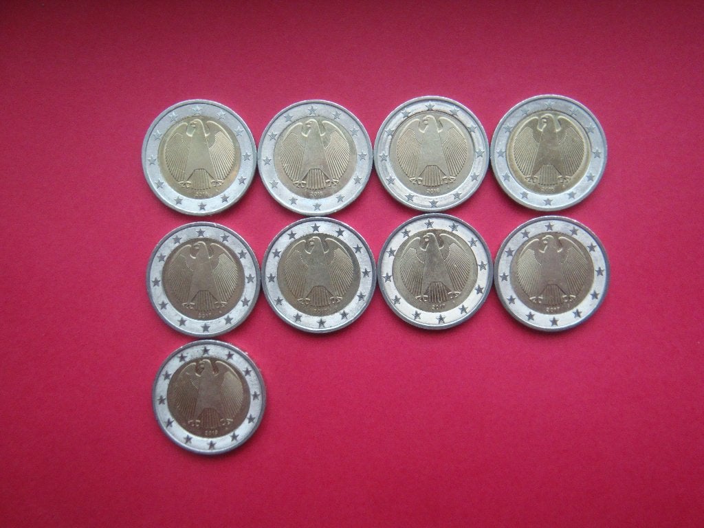 Duitsland setje munten 2 Euro 2016 en 2017., Verzenden, Duitsland, 2 euro, Setje