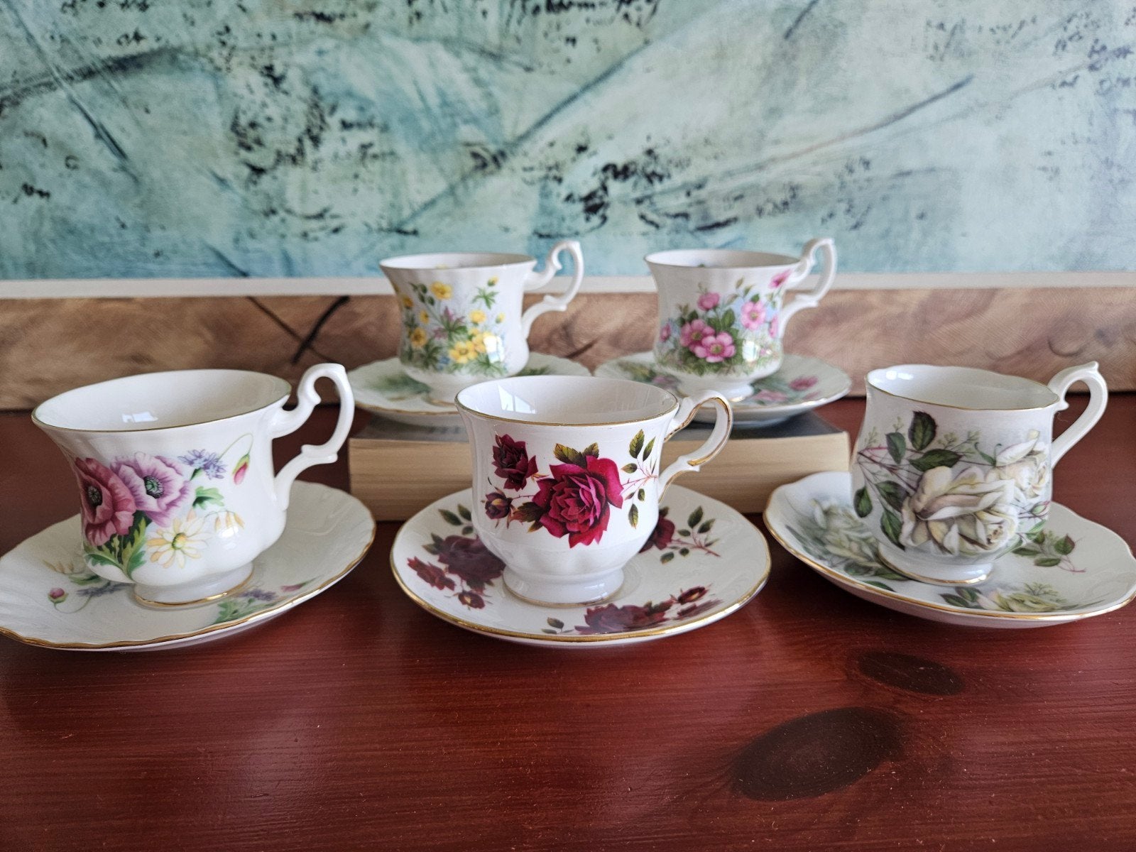 Royal Albert kopjes, set 8 stuks, Ophalen