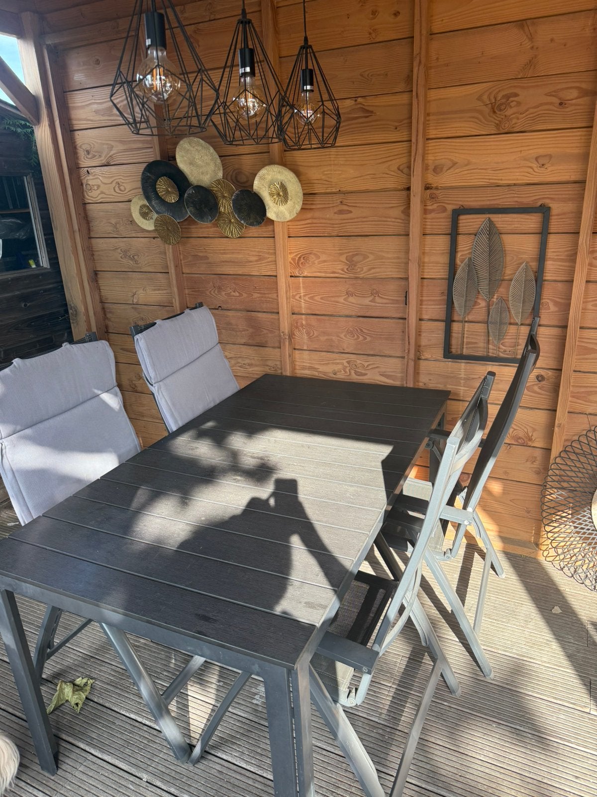 Tuinset met hartman stoelen, Ophalen, Zo goed als nieuw