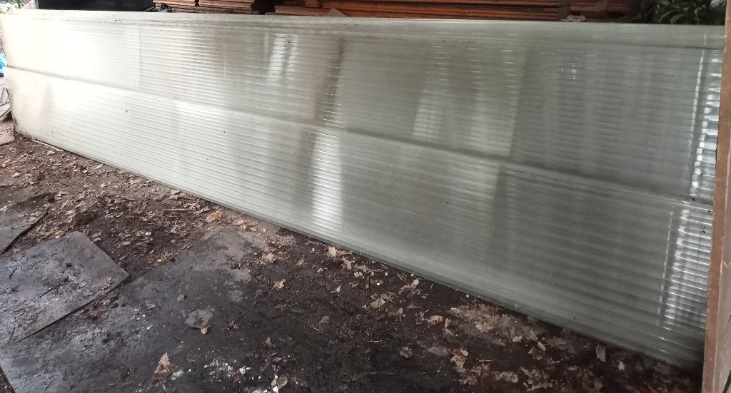 5 POLYCARBONAATPLATEN 32 MM, Ophalen, Gebruikt, Overige materialen, 20 tot 50 mm