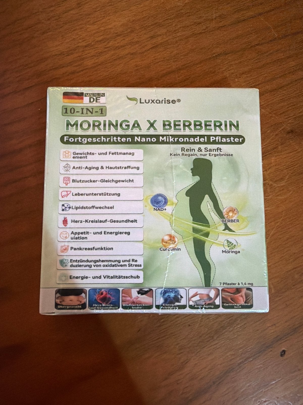 Luxarise Moringa X Berberin Pleisters - 7 Stuks, Ophalen of Verzenden, Nieuw, Overige typen