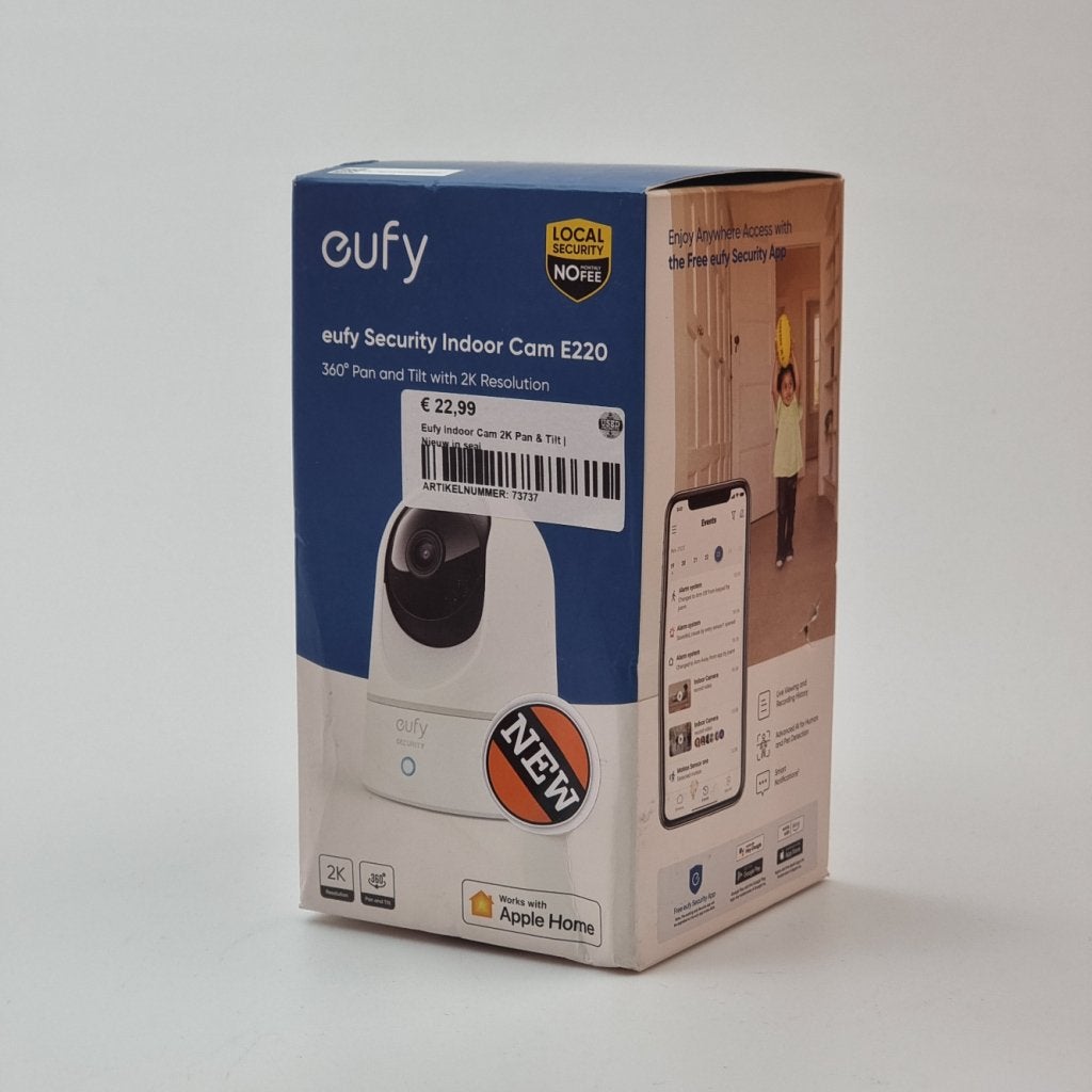 Eufy Indoor Cam 2K Pan & Tilt | Nieuw in seal, Flex Ltd., Nieuw, https://flex.com/contact-us, Nobelstraat 10, 5807 GA Oostrum LB, Limburg, Nederland