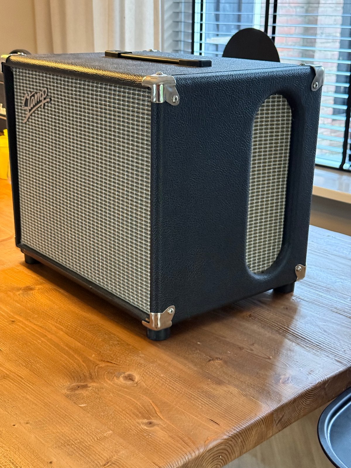 Stamp Cabinet met Vox Custom Luidspreker, Ophalen, Gebruikt, Gitaar, Minder dan 50 watt