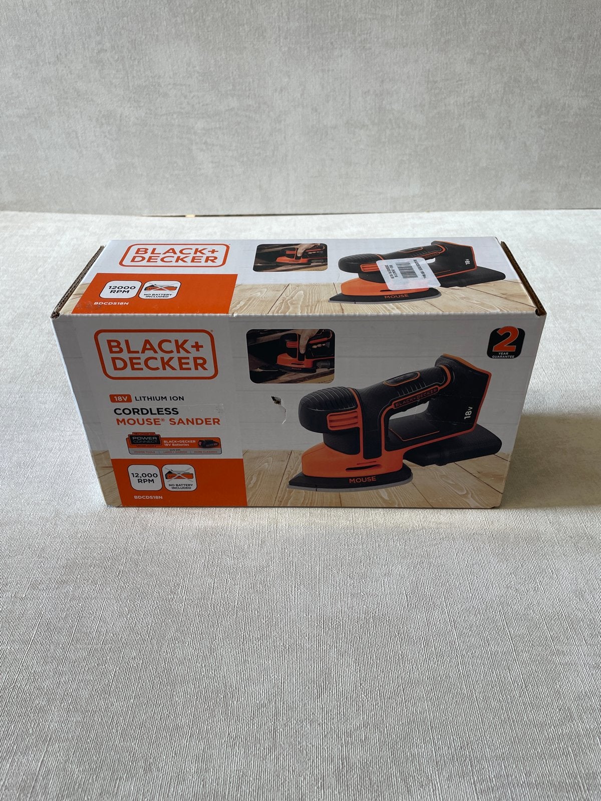 BLACK+DECKER 18V Accu Mouse Schuurmachine BDCDS18N, Florijnstraat 10, 4879 AH Etten-Leur, Black & Decker (Nederland) B.v., Overige typen