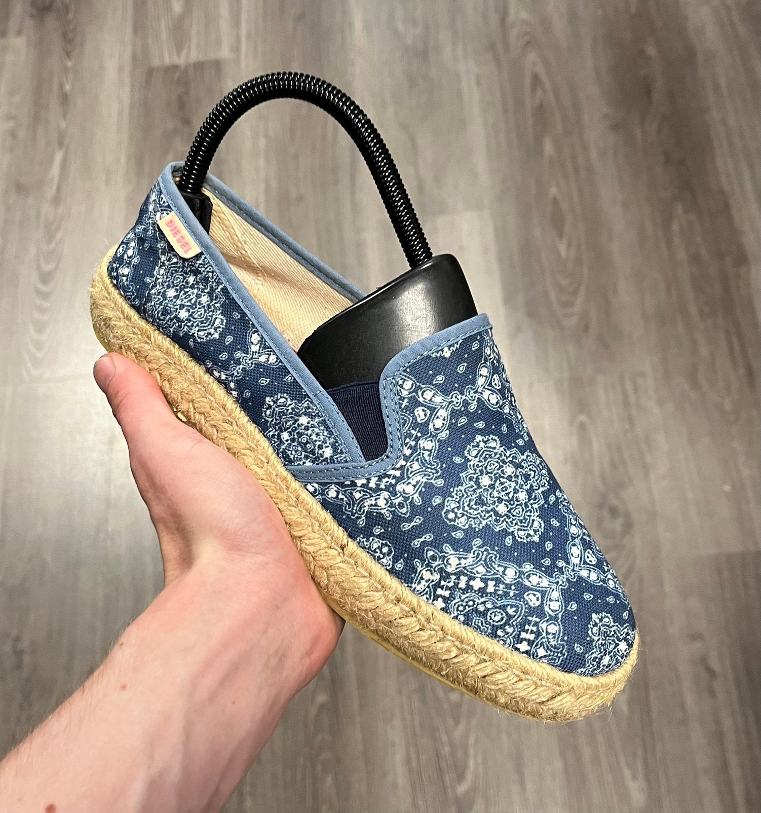 Diesel instappers loafer schoenen blauw - Maat 37, Blauw, Ophalen of Verzenden, Zo goed als nieuw, Espadrilles of Moccasins